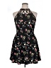 No Boundaries 100% Polyester Floral Black Cocktail Dress Size XL - photo 1