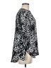 Violet & Claire 100% Polyester Animal Print Black Long Sleeve Blouse Size M - photo 4