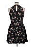 No Boundaries 100% Polyester Floral Black Cocktail Dress Size XL - photo 2
