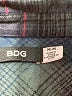 BDG Plaid Black Long Sleeve Button-Down Shirt Size M - photo 7