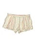 Maurices Stripes Ivory Shorts Size 1X - photo 1