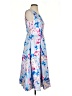 Alex Evenings Floral Blue Cocktail Dress Size 4 - photo 4