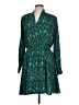 Weston 100% Polyester Green Casual Dress Size L - photo 1
