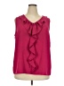 Jones Studio 100% Polyester Pink Sleeveless Blouse Size 2X - photo 1