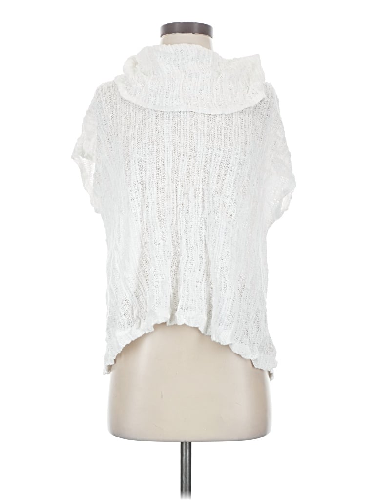 Pre-owned Chalet Et Ceci Poncho In White