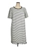 ELOQUII Stripes Gray Casual Dress Size 14 Plus - photo 1