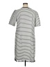 ELOQUII Stripes Gray Casual Dress Size 14 Plus - photo 2