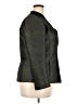 Lafayette 148 New York 100% Polyester Metallic Black Jacket Size 18 - photo 4