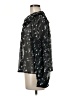 MNG 100% Polyester Black Long Sleeve Blouse Size 8 - photo 5