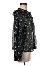 MNG 100% Polyester Black Long Sleeve Blouse Size 8 - photo 4