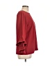 J.Crew 100% Polyester Red 3/4 Sleeve Blouse Size 10 (tall) - photo 4