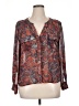 Collective Concepts 100% Polyester Paisley Orange Long Sleeve Blouse Size XL (petite) - photo 1