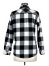Orvis 100% Cotton Checkered-gingham Gray Jacket Size M - photo 2