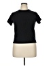 ON FIRE 100% Cotton Black Short Sleeve Turtleneck Size XL - photo 1