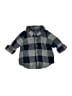 Baby Gap 100% Cotton Plaid Gray Long Sleeve Button-Down Shirt Size 0-3 mo - photo 1