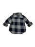 Baby Gap 100% Cotton Plaid Gray Long Sleeve Button-Down Shirt Size 0-3 mo - photo 2