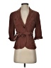 Cartonnier Brown Silk Blazer Size 2 - photo 1