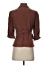 Cartonnier Brown Silk Blazer Size 2 - photo 2