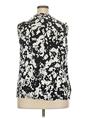 Ann Taylor LOFT Outlet Sleeveless Button-Down Shirt (view 2)