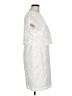 Sail to Sable 100% Polyester Chevron-herringbone Solid White Casual Dress Size 8 - photo 4