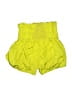 FP Movement 100% Polyamide Solid Yellow Shorts Size XS - photo 2