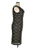 Connected Apparel Aztec Or Tribal Print Floral Black Cocktail Dress Size 14 - photo 4