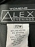 Alex Evenings 100% Polyester Solid Black Cocktail Dress Size 22 - photo 7