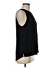Pale Sky 100% Rayon Black Sleeveless Blouse Size M - photo 4