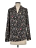 Nic + Zoe Animal Print Black Long Sleeve Blouse Size S - photo 1