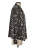 Nic + Zoe Animal Print Black Long Sleeve Blouse Size S - photo 4