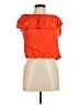 Veronica Beard 100% Viscose Orange Short Sleeve Top Size 6 - photo 1