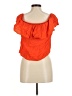 Veronica Beard 100% Viscose Orange Short Sleeve Top Size 6 - photo 2