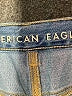 American Eagle Outfitters 100% Polyester Hearts Blue Jeans Size 6 short - photo 4