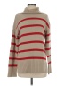 Old Navy 100% Cotton Stripes Tan Turtleneck Sweater Size XS - photo 1