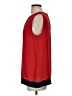 Banana Republic 100% Polyester Red Sleeveless Blouse Size S - photo 5