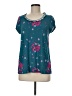 ModCloth Teal Short Sleeve Top Size M - photo 1