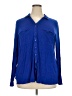 Kim Rogers Blue Long Sleeve Blouse Size 2X - photo 1