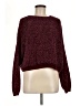 Sanctuary 100% Polyester Tweed Burgundy Pullover Sweater Size M - photo 1