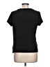 Elle Black Short Sleeve Top Size L - photo 2