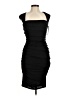 David Meister 100% Polyester Solid Black Cocktail Dress Size 6 - photo 1