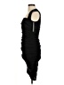David Meister 100% Polyester Solid Black Cocktail Dress Size 6 - photo 5