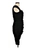 David Meister 100% Polyester Solid Black Cocktail Dress Size 6 - photo 4