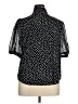 Anne Klein Polka Dots Black Short Sleeve Blouse Size XL - photo 2
