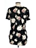 J for Justify Floral Black Short Sleeve Blouse Size L - photo 2