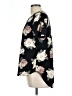 J for Justify Floral Black Short Sleeve Blouse Size L - photo 5