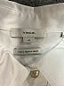 Vince. 100% Cotton Solid White Ivory Long Sleeve Blouse Size L - photo 7