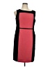 Nine West Color Block Red Cocktail Dress Size 14 - photo 1