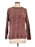Orvis 100% Polyester Chevron-herringbone Burgundy Pullover Sweater Size L - photo 1