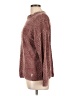 Orvis 100% Polyester Chevron-herringbone Burgundy Pullover Sweater Size L - photo 5