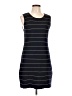 Theory Stripes Black Casual Dress Size L - photo 1
